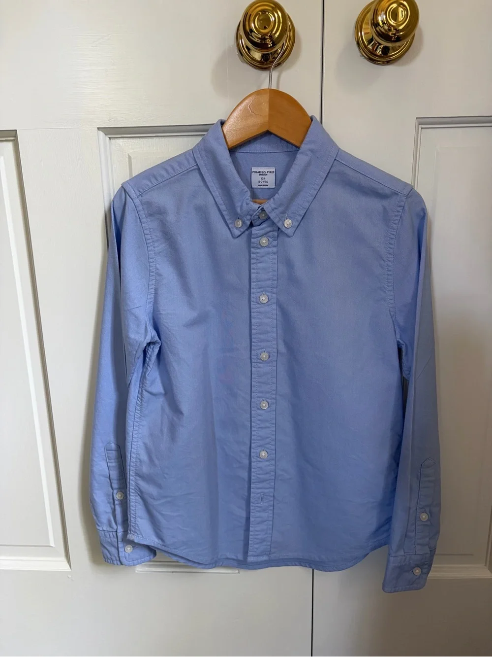 Polarn O Pyret Oxford Button-Down Shirt in Light Blue
